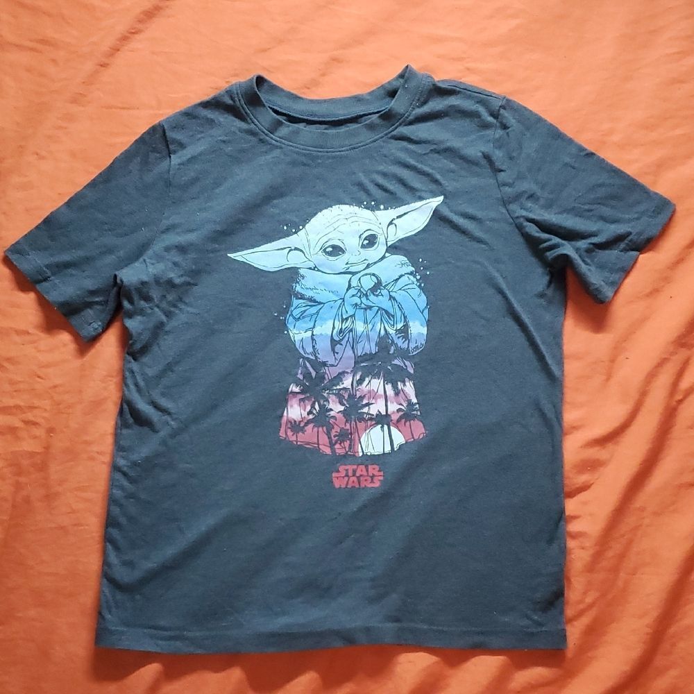 Star Wars Jumping Beans Kids Grogu Tee Size 12